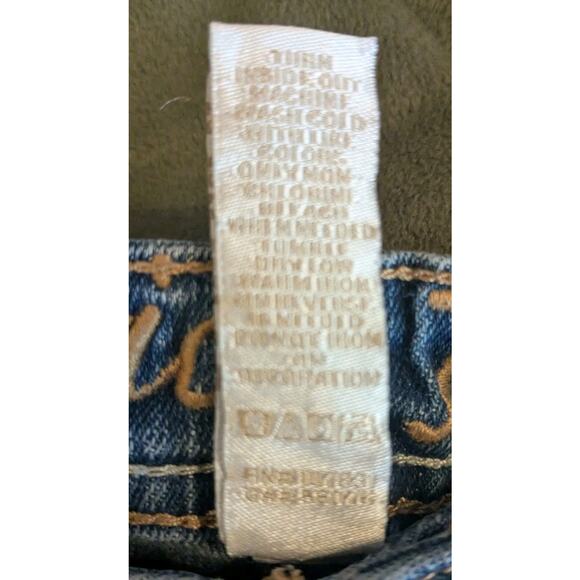 Justice Jean Shorts Girl's Size 8 Regular Blue Denim Stretch - Picture 6 of 9